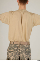 Photos Army Man in Camouflage uniform 3 21th century Army beige tshirt camouflage upper body 0001.jpg